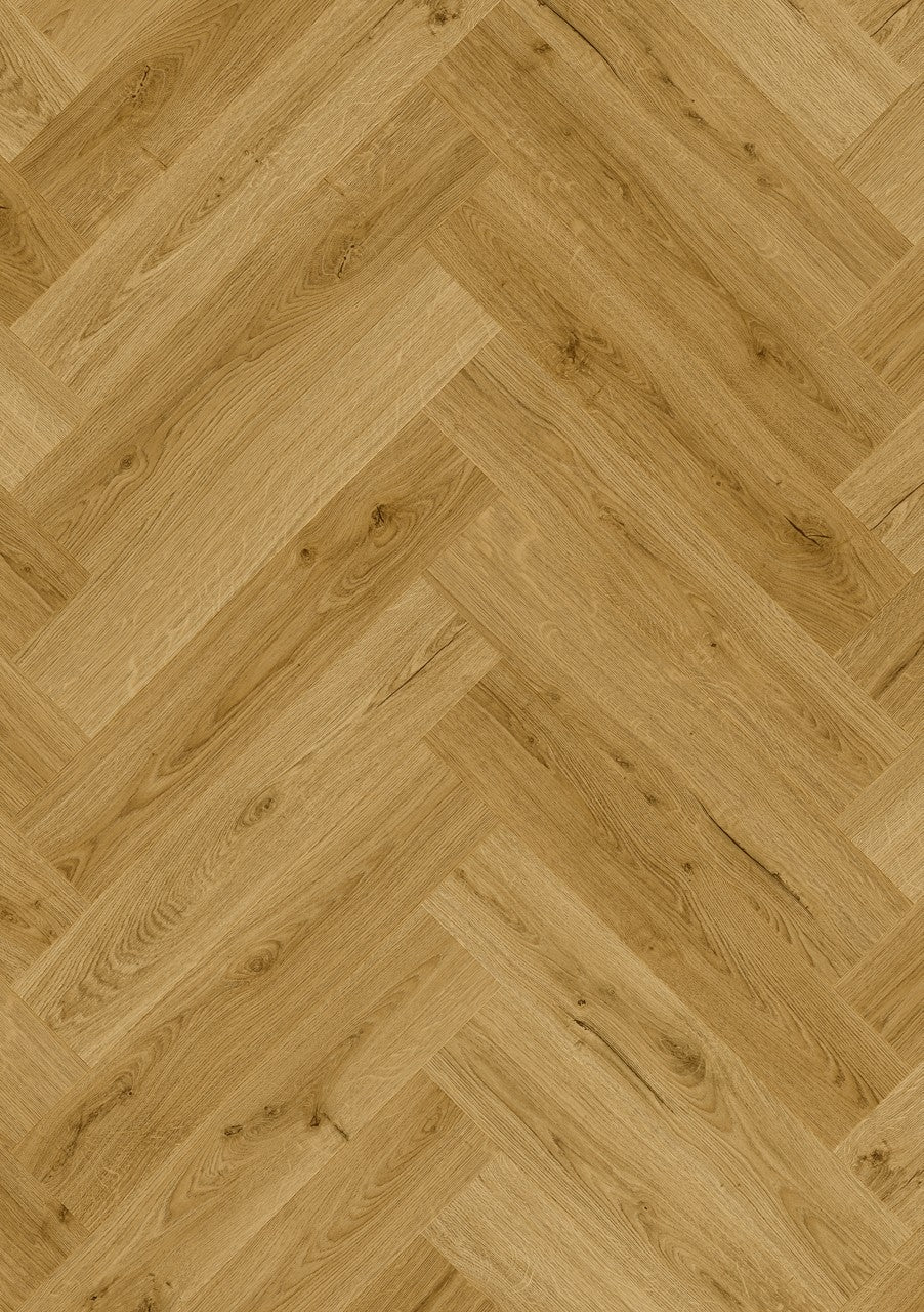 Quickstep Ciro Botanic Smoked Oak herringbone rigid vinyl