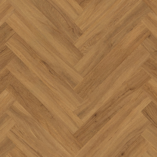 Polyflor Fusionline PUR Honey Rich Oak Large Parquet 1071 acoustic sheet vinyl