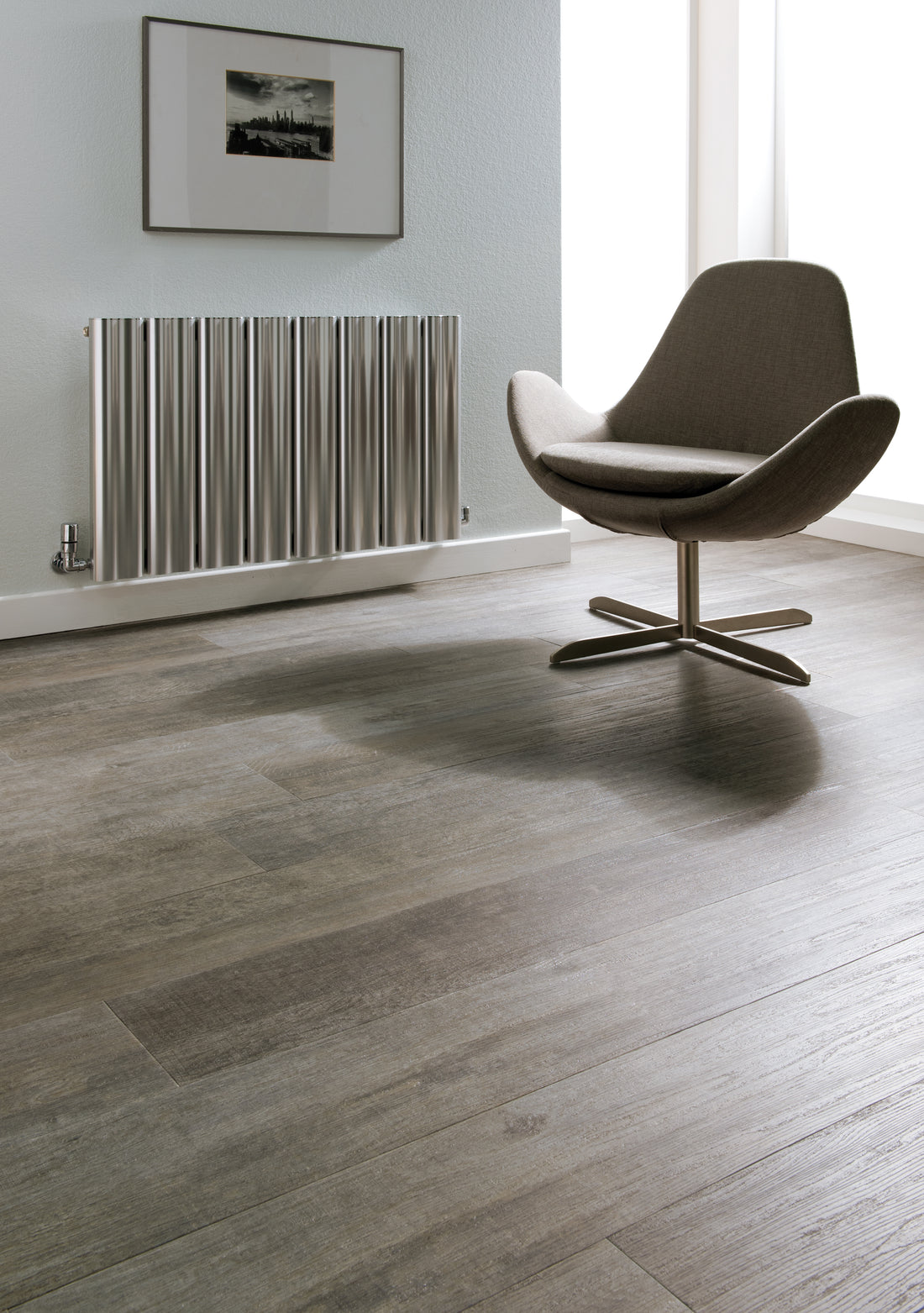 Silvered Driftwood - Polyflor Expona Design room setting