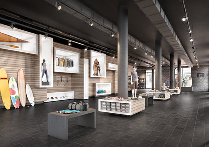 Charcoal Slate - Polyflor Expona Design room setting