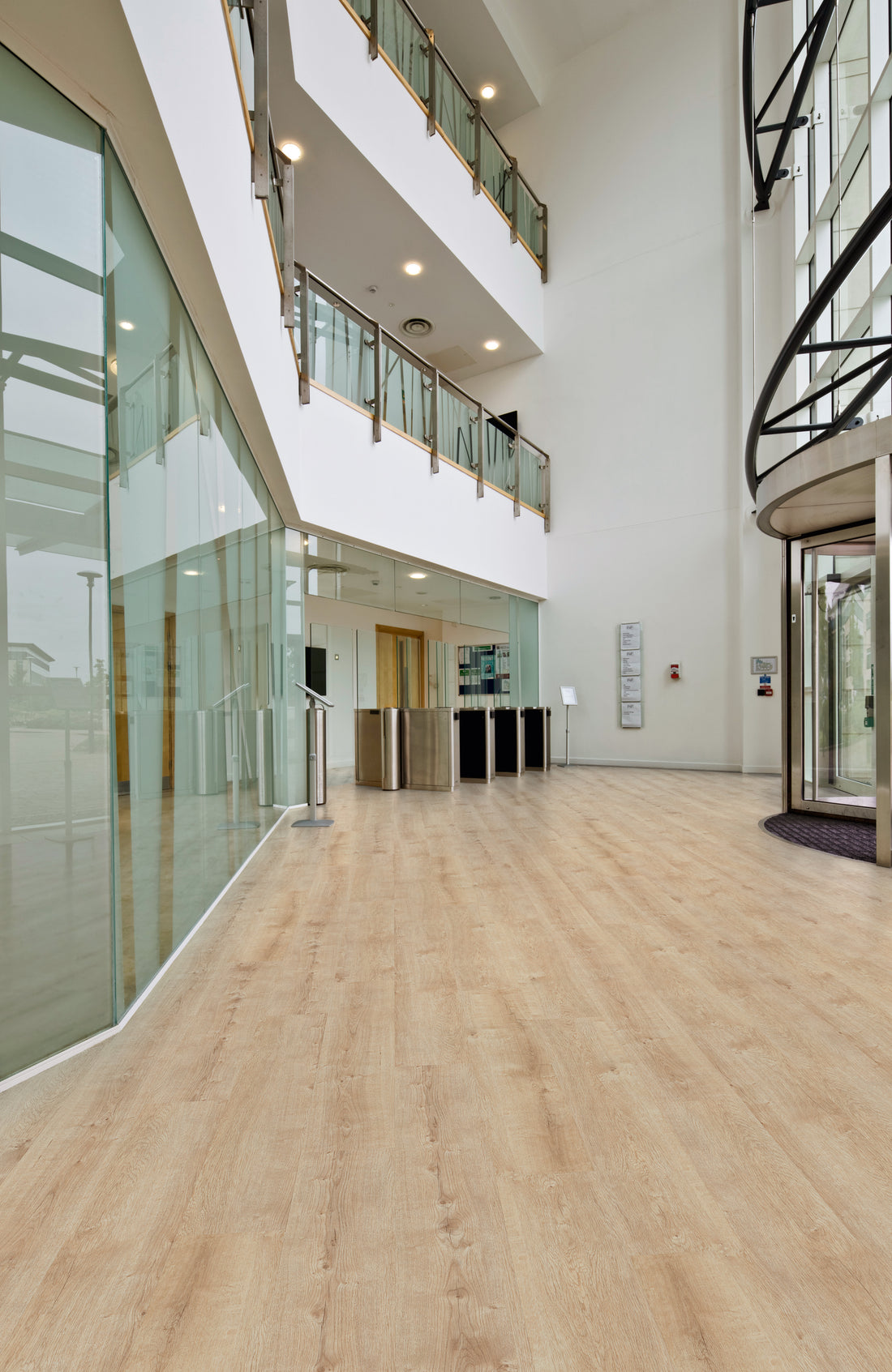 Champagne Oak - Polyflor Affinity 255 room setting