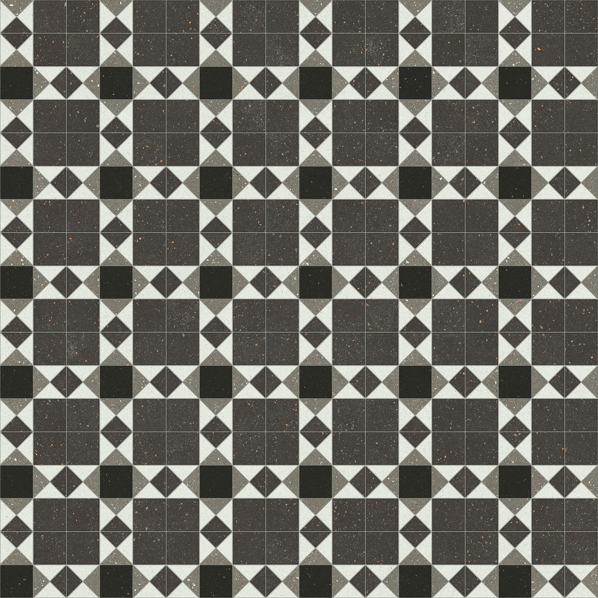 Polyflor Architex PUR Heritage Tile 3415 commercial vinyl sheet