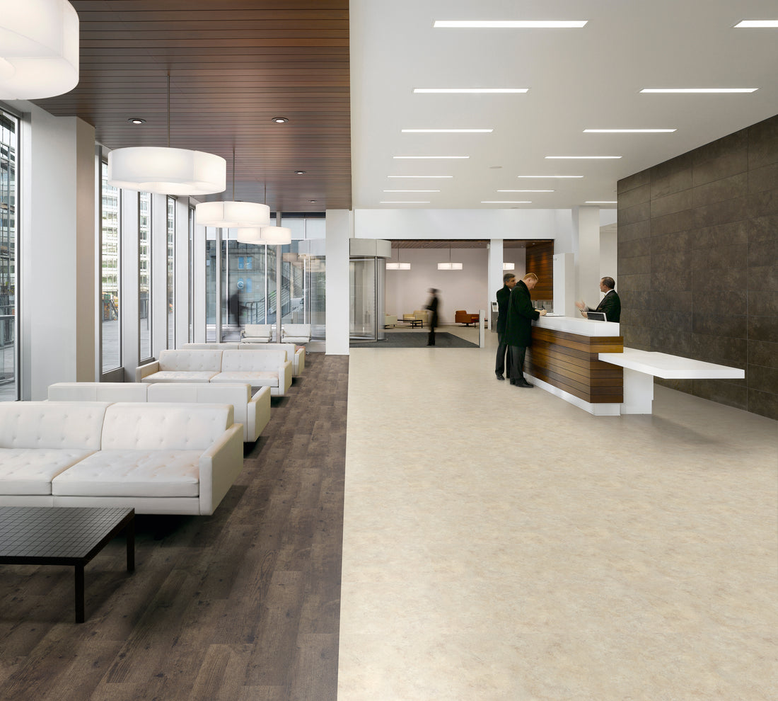 Classic Limestone - Polyflor Expona Control room setting