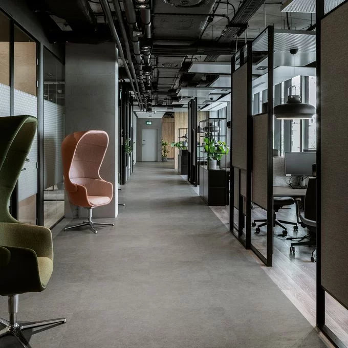 Polyflor Expona Commercial Cool Grey Concrete vinyl flooring