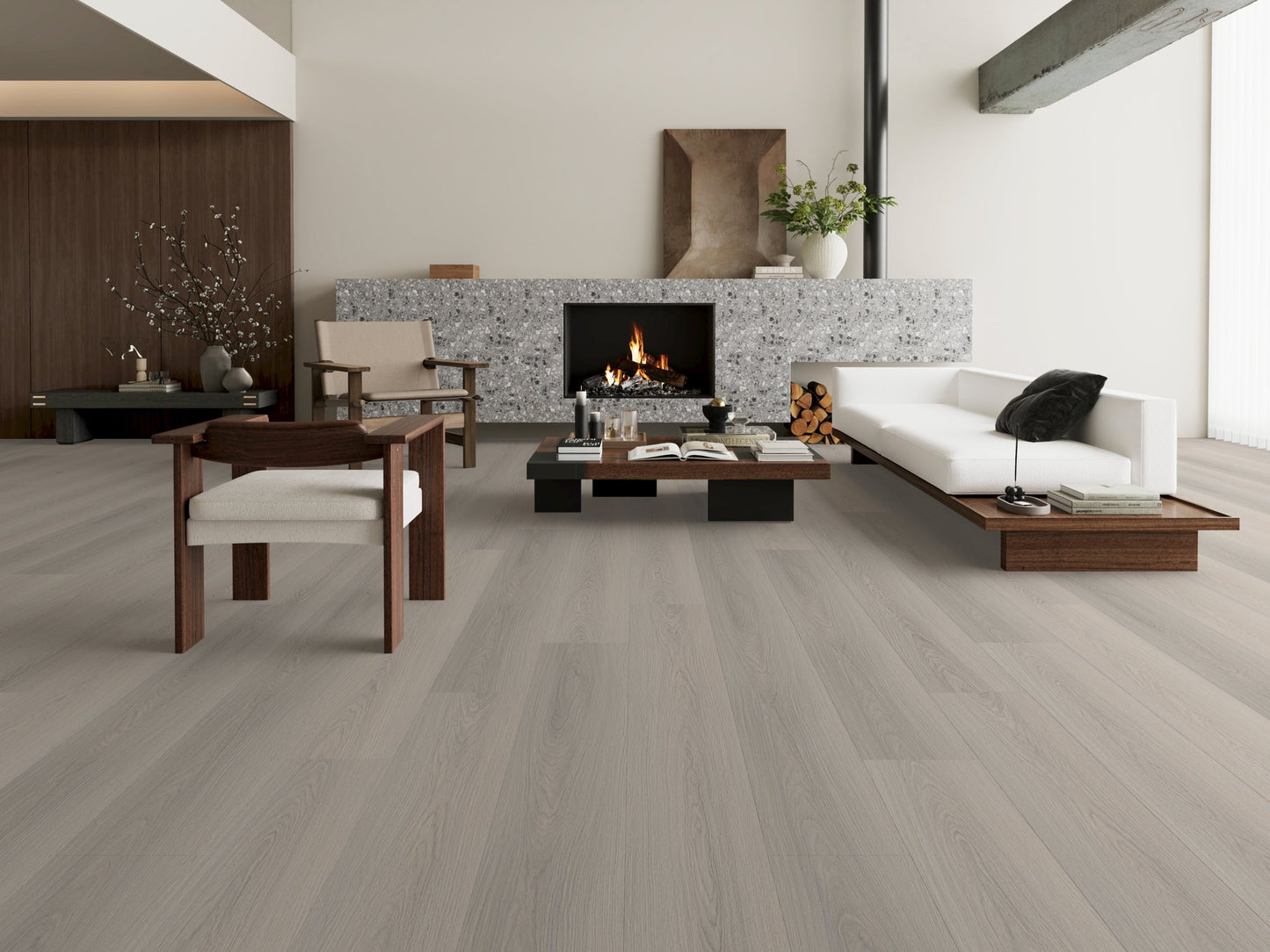 Classic Grey SPC Click Flooring 4.4mm Waterproof Vinyl Plank | Essentials SPC