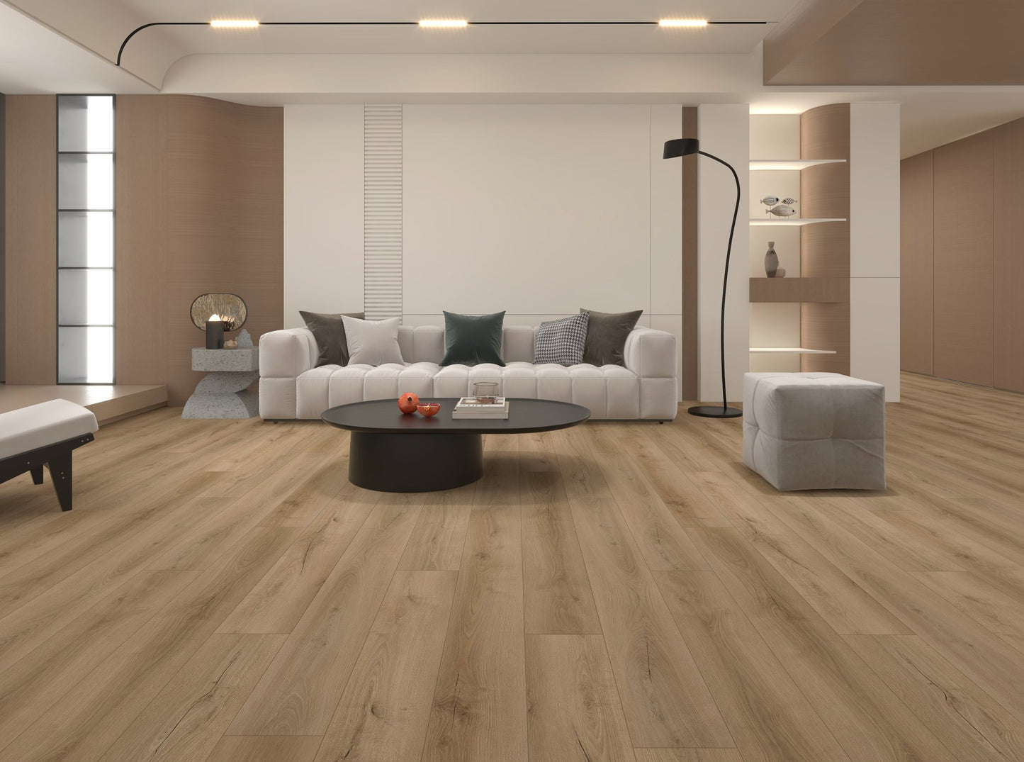 Linden Oak SPC Click Flooring 4.4mm Waterproof Vinyl Plank | Essentials SPC