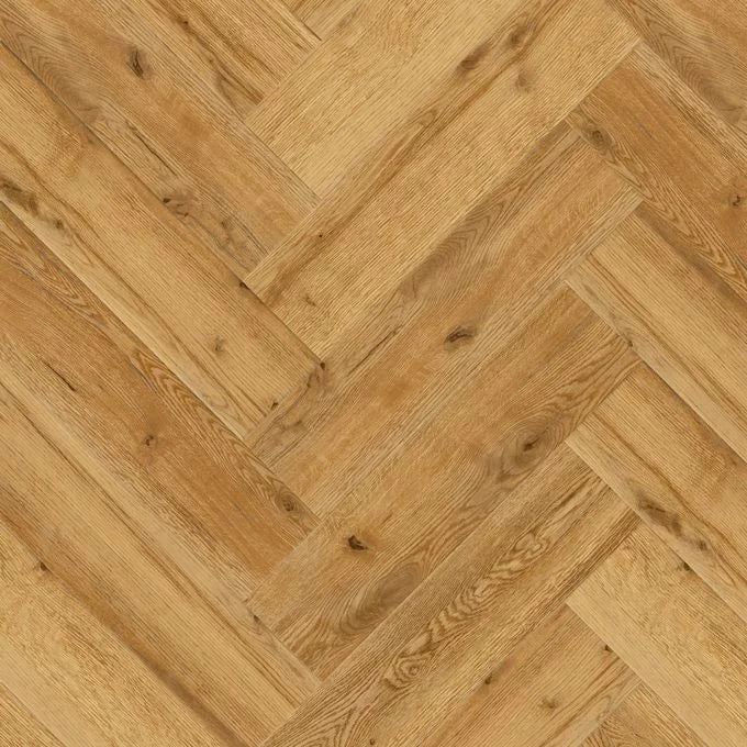 Polyflor Expona Commercial Sherwood Oak Parquet vinyl flooring sample