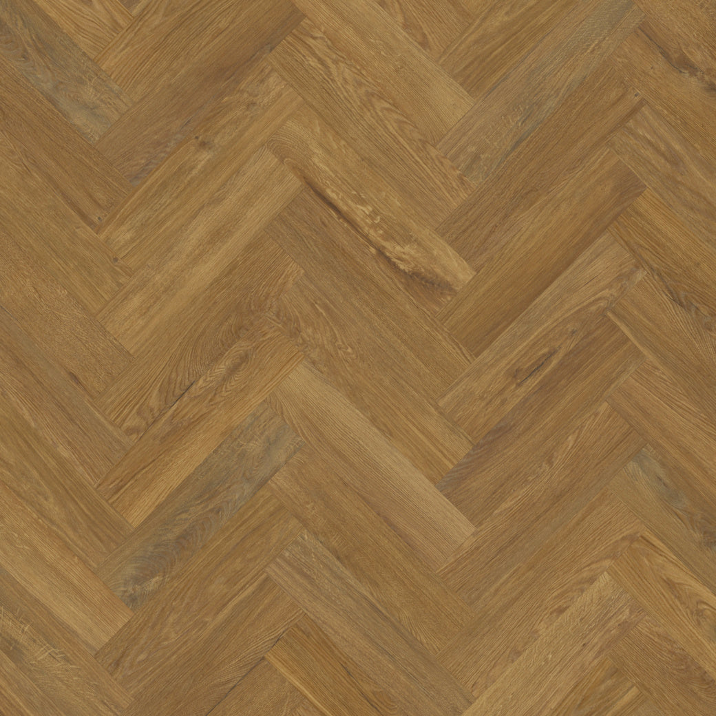 Karndean Van Gogh Glenmore Oak SM-VGW8237 herringbone wood-effect LVT 0.55mm sample