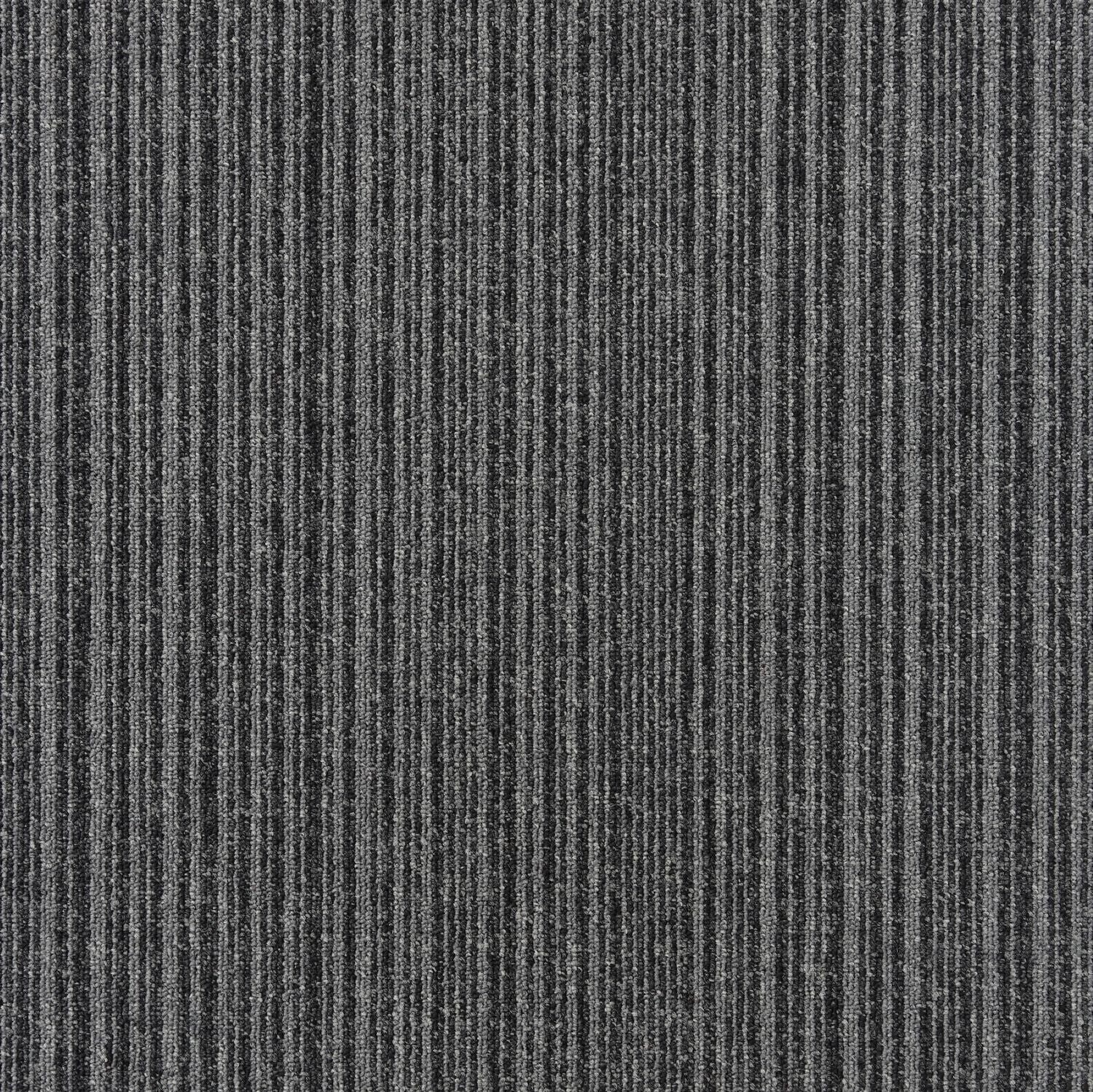 Burmatex Go To Coal Grey Stripe Carpet Tile 21902 | Trade Prices