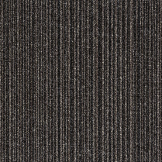 Burmatex Go To Dark Beige Stripe Carpet Tile 21915 | Trade Prices