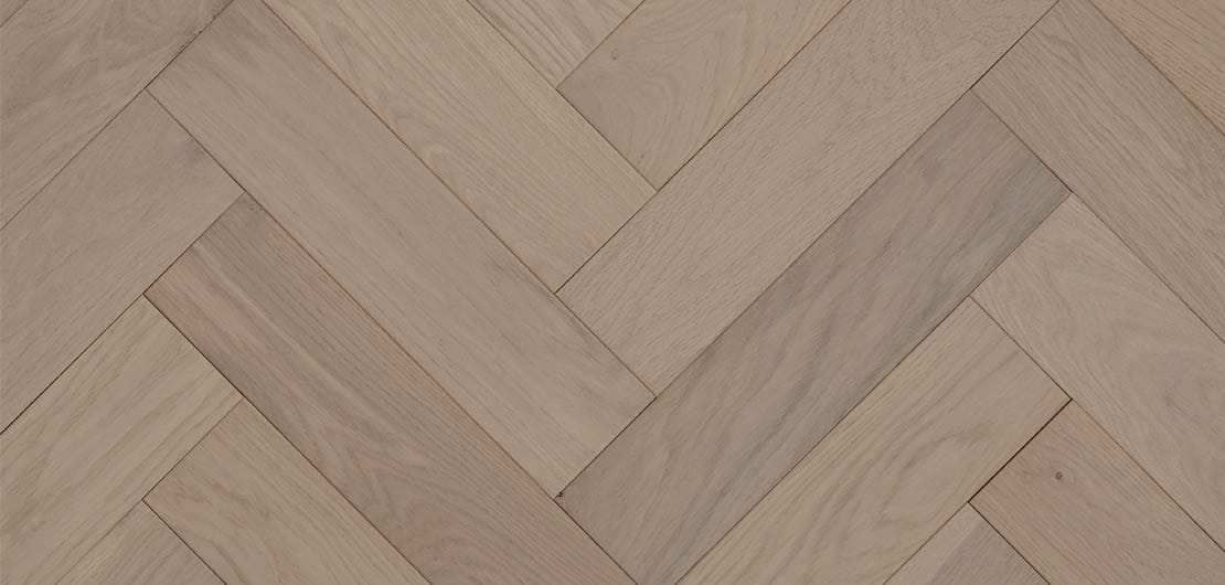 Furlong Herringbone Scandic White Engineered Oak 100x400mm