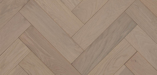Furlong Herringbone Scandic White Engineered Oak 100x400mm