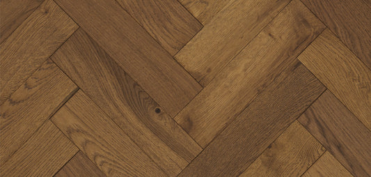 Furlong Herringbone Smoked Engineered Oak 100x400mm