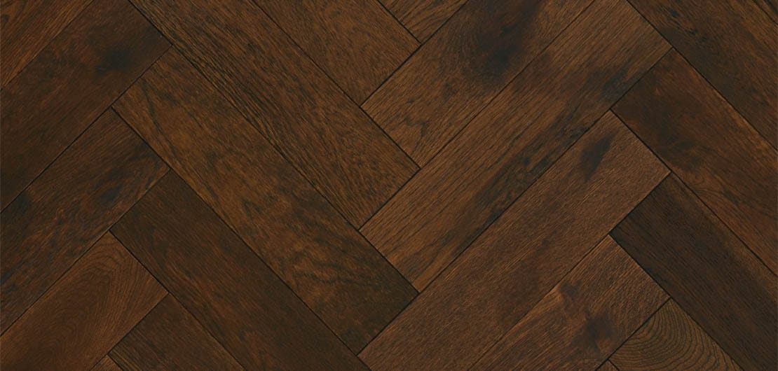 Furlong Herringbone Old English Engineered Oak 100x400mm