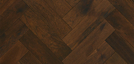 Furlong Herringbone Old English Engineered Oak 100x400mm