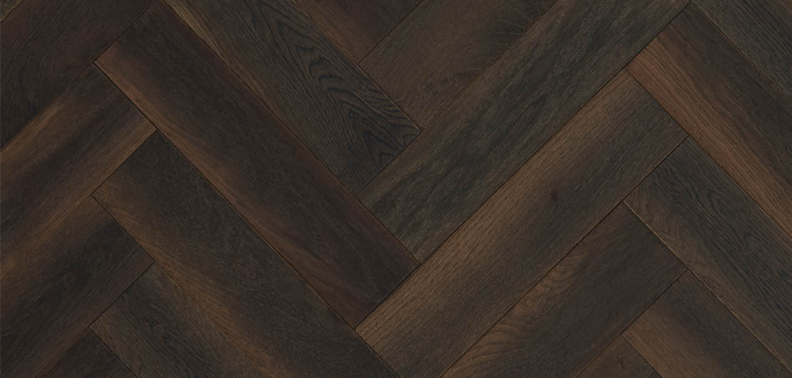 Furlong Herringbone Scorched Oak Engineered Oak 100x400mm