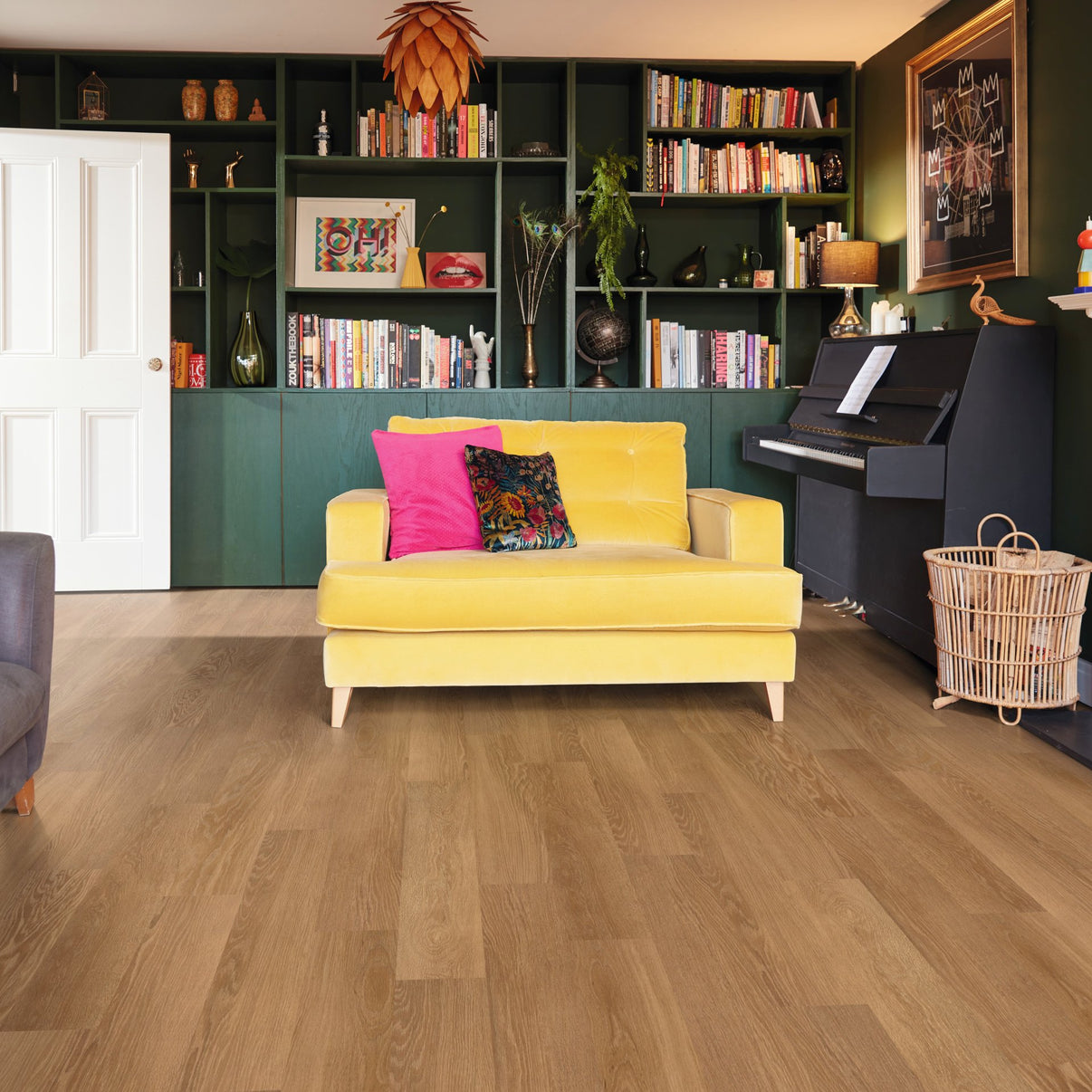 Karndean Knight Tile Honey Limed Oak KP155 wood-effect LVT 2mm sample