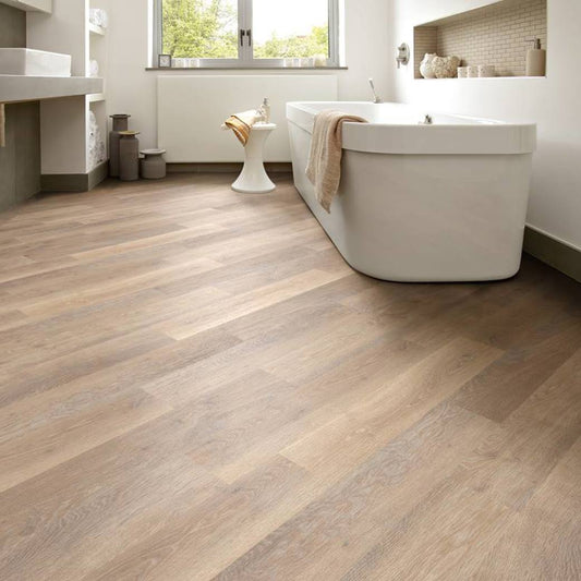 Karndean Knight Tile Rose Washed Oak KP95 wood-effect LVT 2mm sample