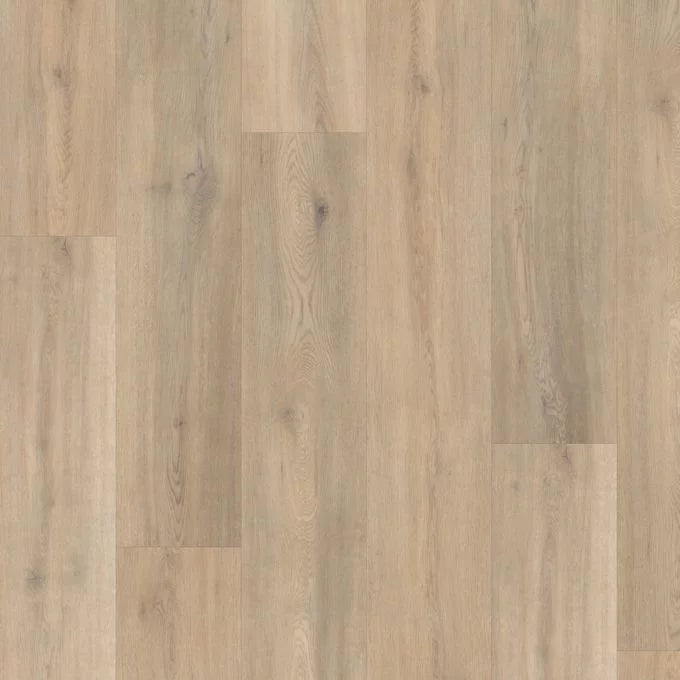 Close-up of Naked Blond Oak LVT flooring light oak grain detail Camaro PUR