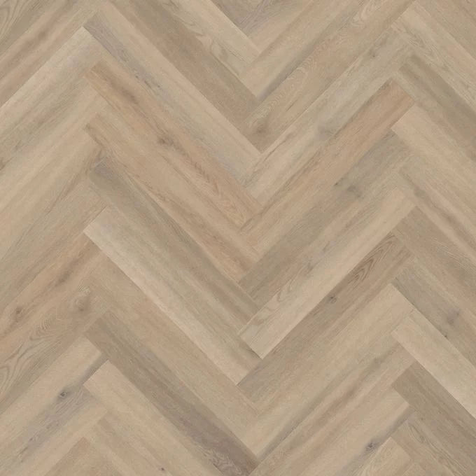 Polyflor Camaro PUR Naked Blond Oak Large Parquet flooring, durable water-resistant finish