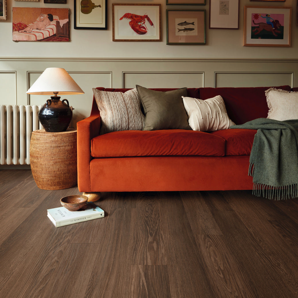 Karndean Knight Tile Nutmeg Limed Oak KP164 wood-effect LVT 2mm sample