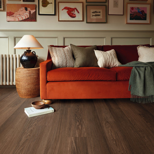 Karndean Knight Tile Nutmeg Limed Oak KP164 wood-effect LVT 2mm sample