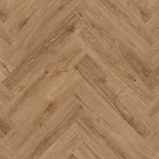 Moduleo LayRed Herringbone Stanford Oak 65837 beige wood effect LVT parquet