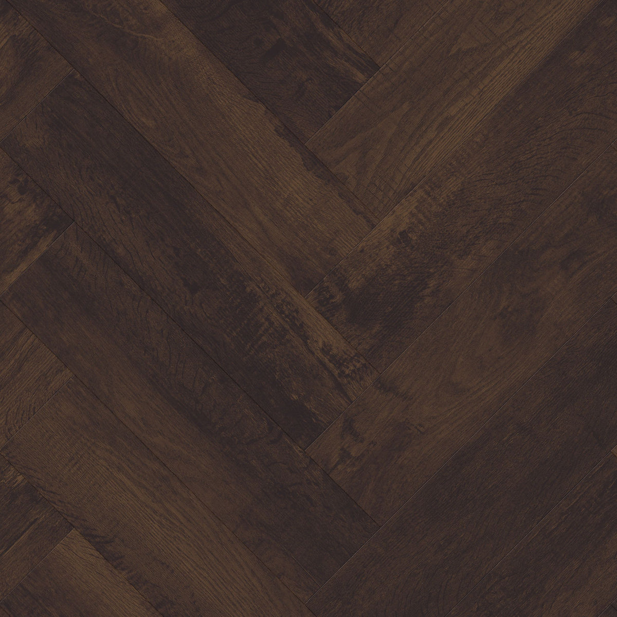 Moduleo LayRed Herringbone Country Oak 54991 dark oak wood effect LVT parquet