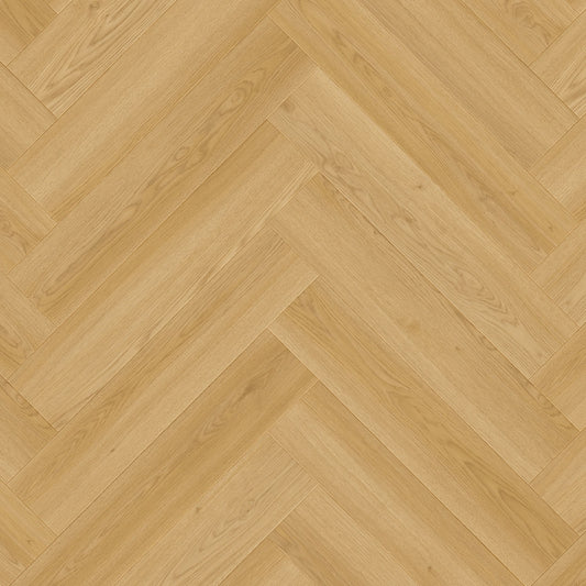 Moduleo LayRed Herringbone Dingle Oak 13850 beige wood effect LVT parquet