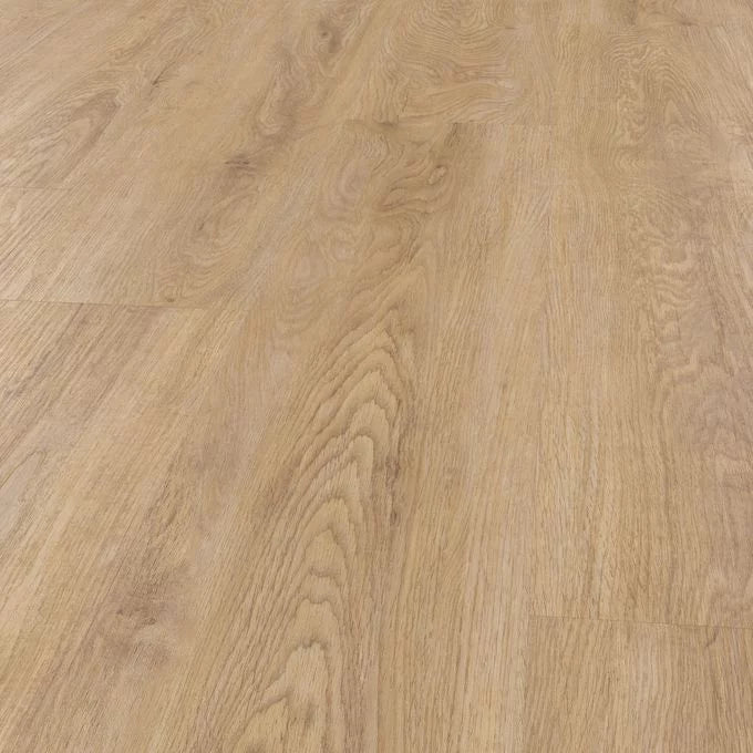 Close-up texture of Polyflor Camaro PUR 2248 Sienna Oak LVT flooring