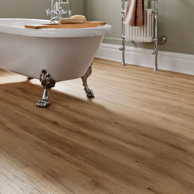 Polyflor Camaro PUR 2232 Natural Oak LVT installed in modern interior space
