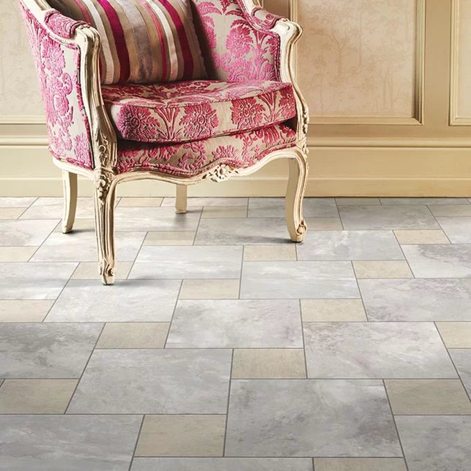 Polyflor Camaro PUR 2341 Arctic Slate LVT flooring with stone-effect finish