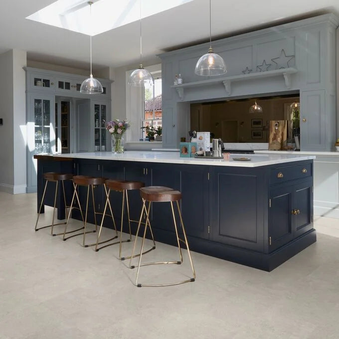 Polyflor Camaro PUR 2347 Soho Cement LVT flooring with modern cement-effect finish