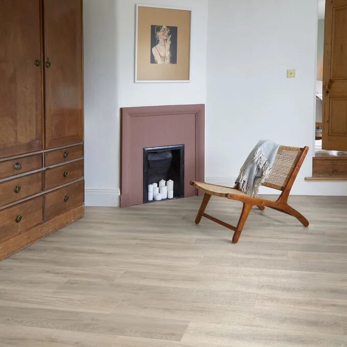 Polyflor Camaro PUR PLK2256 Waterside Oak LVT flooring with natural wood-effect design