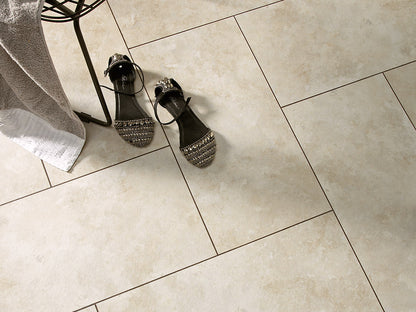 Polyflor Graphite 2039 grouting strips installed between LVT tiles; surrounding flooring and props sold separately