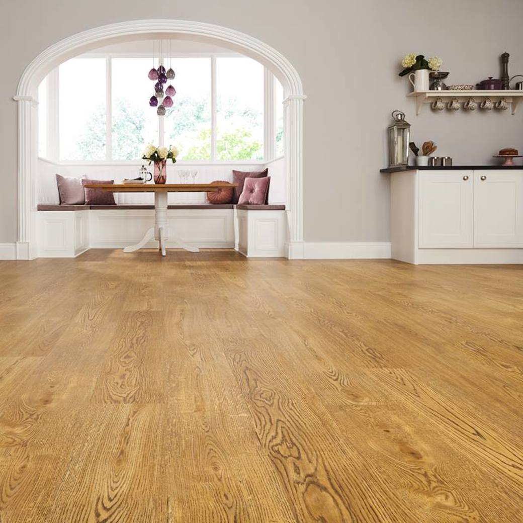 Karndean Van Gogh English Character Oak RKP8115 rigid core SPC click LVT sample