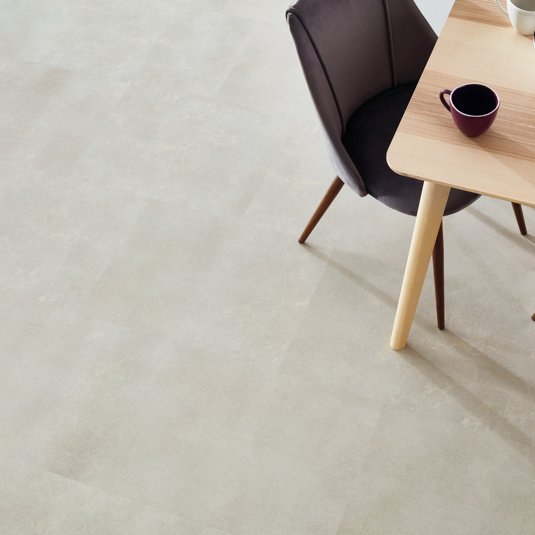 Karndean Van Gogh Frosted Stone RKT2401 stone-effect rigid core SPC click LVT sample