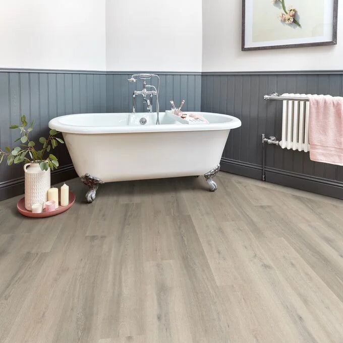 Polyflor Camaro PUR 2254 Rosedale Oak LVT installed in modern interior setting