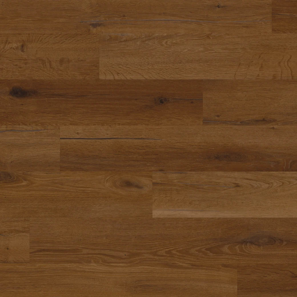 Karndean Knight Tile Russet Character Oak KP163 wood-effect LVT 2mm sample