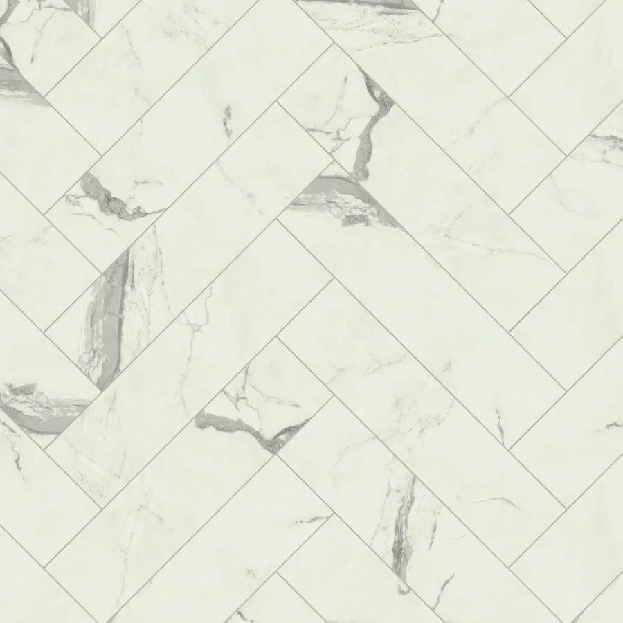 Karndean Van Gogh Palazzo Marble SM-VGT2413 herringbone marble-effect LVT 0.55mm sample