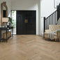 Karndean Van Gogh Canadian Urban Oak SM-VGW8116 herringbone wood-effect LVT 0.55mm sample