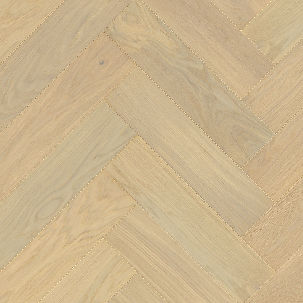 Quickstep Disegno Creamy Oak Extra Matt engineered oak herringbone