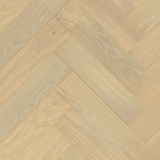 Quickstep Disegno Creamy Oak Extra Matt engineered oak herringbone