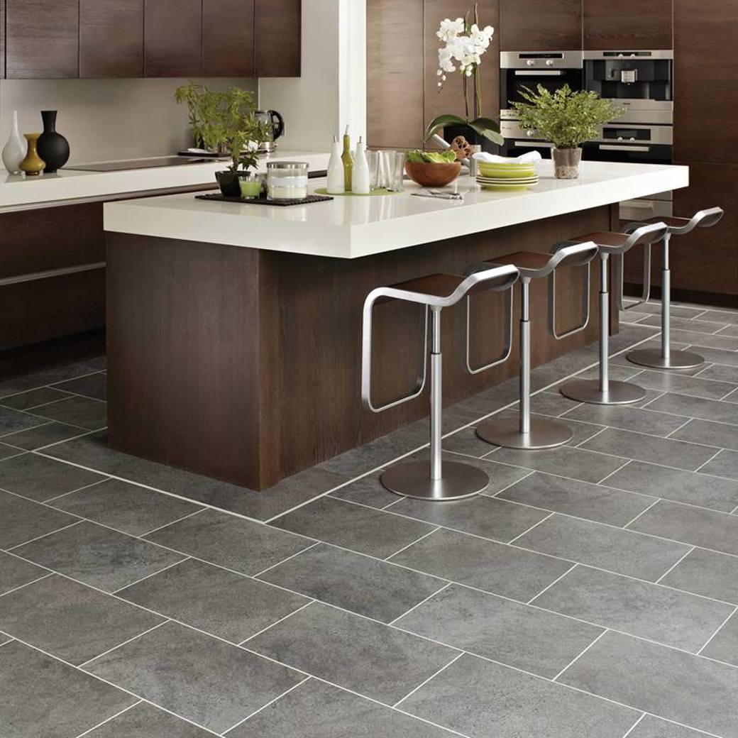 Karndean Knight Tile Cumbrian Stone ST14 stone-effect LVT 2mm sample