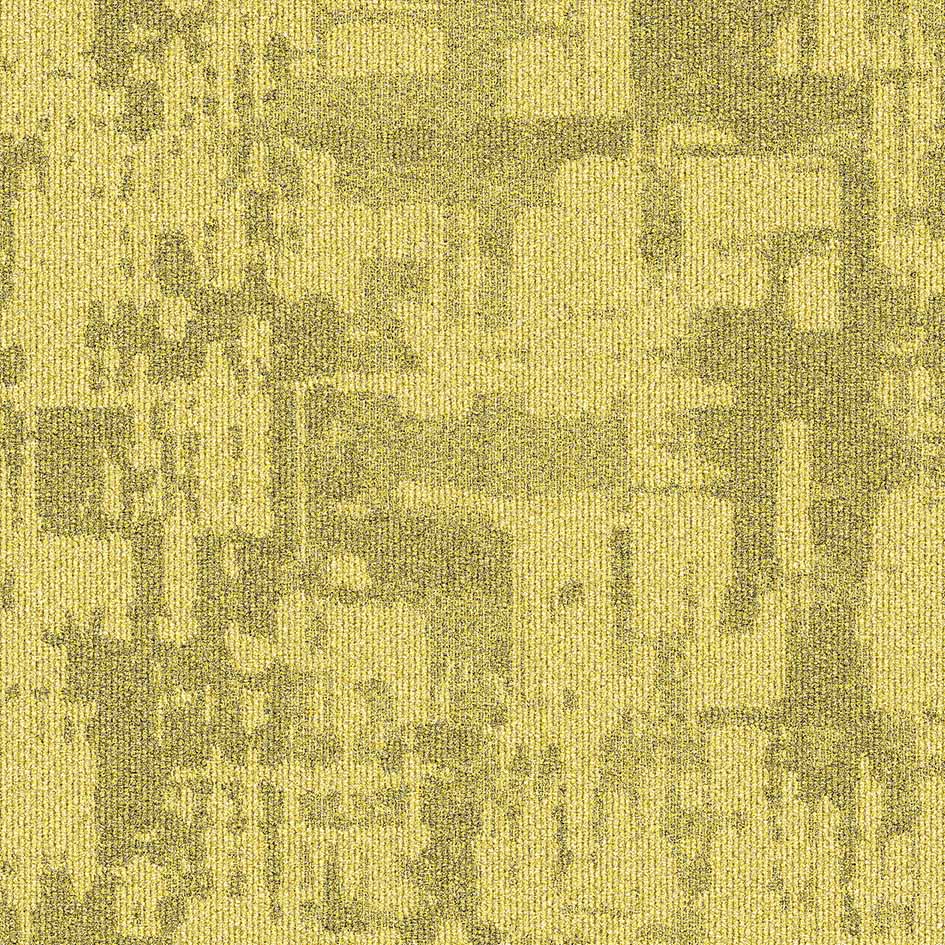 Burmatex Standing Stones Yellow Traces Carpet Tile 35902 | Trade Prices