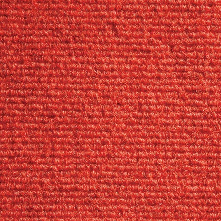Heckmondwike Supacord Red carpet tile sample