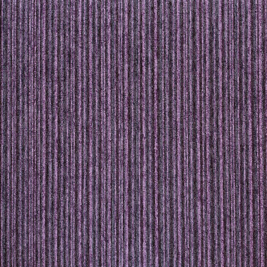 Burmatex Tivoli Multiline Hawaiian Purple Carpet Tile 20714 | Trade Prices