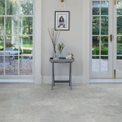 Tribeca Cement 2348 Polyflor Camaro PUR luxury vinyl tile flooring design