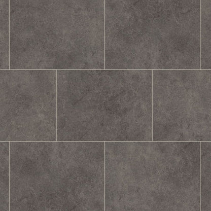 Karndean Van Gogh Volcanic Black VGT2406 gluedown LVT flooring stone effect
