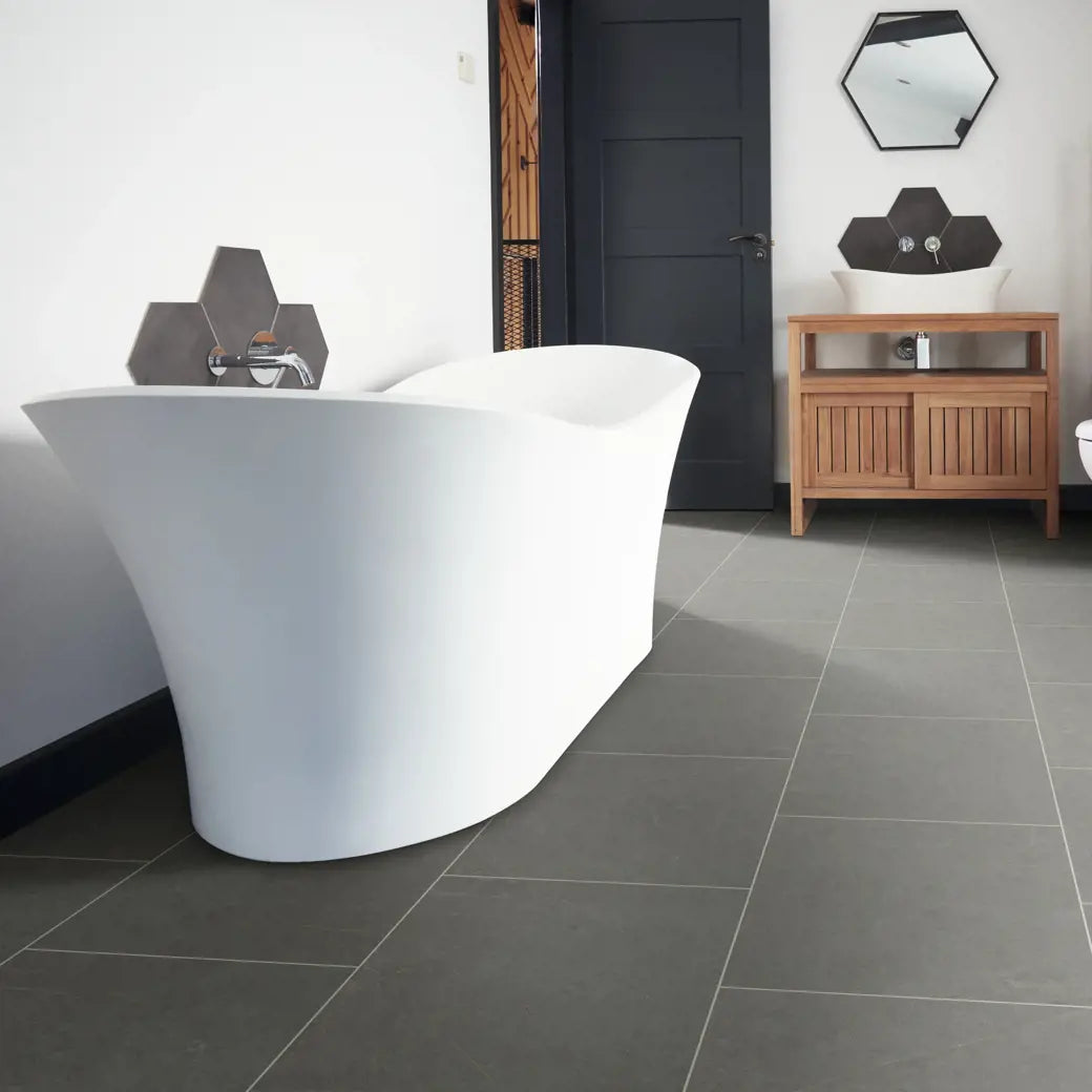 Karndean Van Gogh Grey Castello Marble VGT2417 marble-effect LVT 0.55mm sample